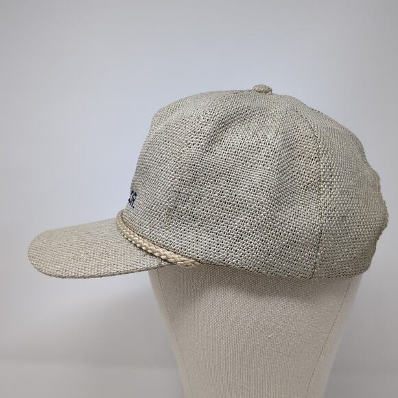 Ford New Holland Ontario OR Snapback Rope Hat Beige One Size Sportcap - Picture 3 of 9
